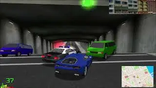 Driving a 2015 Lamborghini Asterion in Midtown Madness 2