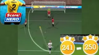 Score! Hero 2 levels 241-250 | 3 stars (walkthrough)