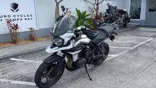 2020 Triumph Tiger 1200 SE Alpine Edition in Snowdonia White at Euro Cycles of Tampa Bay Florida