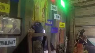 The Interior Of The Legendary Fela African Shrine, Lagos Nigeria