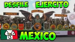 Desfile militar de M&Eacute;XICO (2025) - Ataque zombi