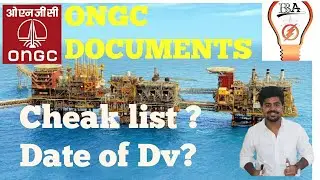 ONGC RECURITMENT 2022 NON -EXCUTIVE DOCUMENT CHECK LIST MUM REGION