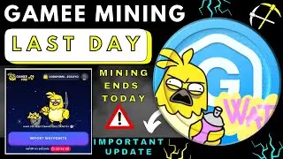 Gamee Airdrop Update | Gamee Airdrop Wallet Connect | Gamee Wat Coin Mining Update.