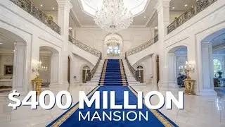 Inside a $400 Million Royal Estate | Hand-Painted Ceiling & Double Imperial Staircase