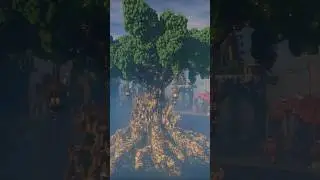 Building The World's Largest Tree in Minecraft! #minecraft