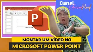 🔘Montando vídeo no POWER POINT DESCOMPLICADO | Tutorial EducaProf | Iv@ POP🎥