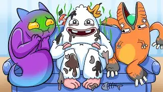 Mammott doesn't like to bathe??? - My Singing Monsters Animation