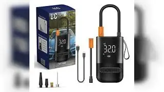 Review: Compressor de Ar Digital Sem Fio UC40+ para Carro Moto Bike USB-C Preto