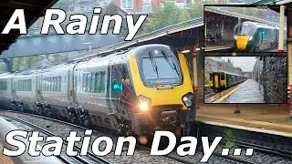 Finding Refuge from the Rain at Teignmouth Station - 16/10/24