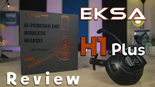 EKSA H1 Plus Headset Review!!! World Class Environment Noise Canceling!