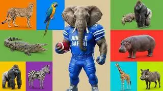 Safari Animal Sound Song 🦁🐘 | Zoo & Jungle Animals Sounds for Kids | Nursery Rhyme 2026