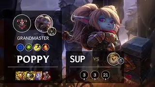Poppy Support vs Bard - EUW Grandmaster Patch 11.14