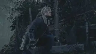 Leon Jumps Out a Window   Resident Evil 4 Remake