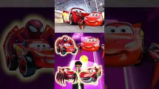 Lightning McQueen Eater 🆚 Spider McQueen Eater 🆚 McQueen Red Eater ⏩ Coffin Dance&nbsp;#shorts