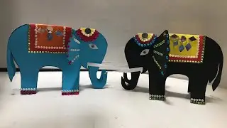 How to make a decorative elephant from paper || Easy Paper Elephant Craft || Elephant Toy