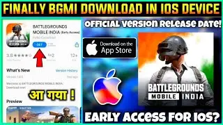 Finally BGMI iOS Version Is Here l Battleground Mobile India iOS version official release date😍