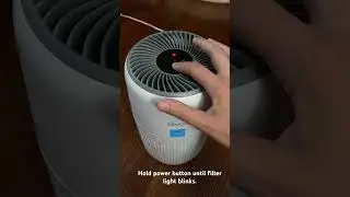 Levoit Core Mini Air Purifier - How to Reset Red Filter Light.