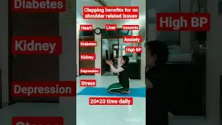 Learn the amazing benefits of clapping therapy #youtubeshorts #yoga #fitness#👌😍