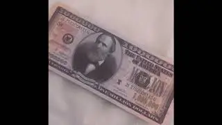 Fake 1 million dollar bill