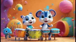 O Tambor T&iacute;mido Esqueceu de Tocar 🥁 | Can&ccedil;&otilde;es Infantis e Rimas para Crian&ccedil;as