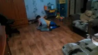Wwe джонсина и Миша сина