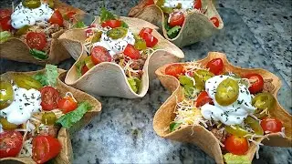 EASY TACO SALAD & QUICK TACO SALAD BOWLS AND YOU'VE GOT YOURSELF A TACO TUESDAY FIESTA