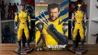UNBOXING HOT TOYS WOLVERINE DELUXE VERSION FROM DEADPOOL & WOLVERINE MARVEL 1/6th SCALE FIGURE