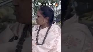🌊Official Vs Local🔥 #aamavaa #comedy #puligoo #local #official #funny #tamilcomedy #comedymovies