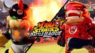 Mario Strikers Battle League MOST INTENSE GAME ONLINE! (GOLD DIVISION 1) Feat. Nintendo Titan