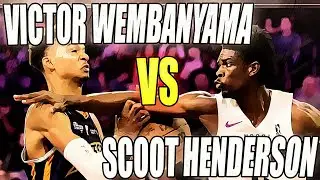 VICTOR WEMBANYAMA VS SCOOT HENDERSON 😱 EPIC MATCH UP!!… | TEL BILLIONS REACTION.