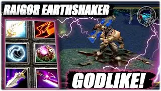 Earthshaker в Первой Доте - GODLIKE! Команда без Шмоток, ТАЩИМ!