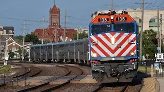 Railfanning Metra Rush Hour on the UP-W Line