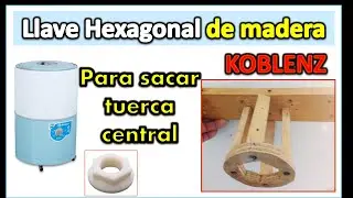 LLave Hexagonal de Madera para Tuerca de Lavadora Koblenz.. 100 % Efectiva