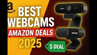 &ldquo;Top 5 Best Webcam Deals 2025 🔥 Budget & 4K Picks on Amazon!&rdquo;