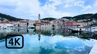 Croatia 4K [Walking Tour] Island Brac &mdash; Pucisca