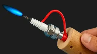Just 1 Minute! Make a Super Powerful Mini DIY Welding Machine from a Spark Plug!