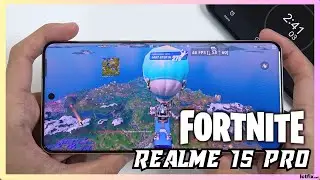 Realme 15 Pro Fortnite Mobile Gaming test | Snapdragon 7 Gen 4, 144Hz Display