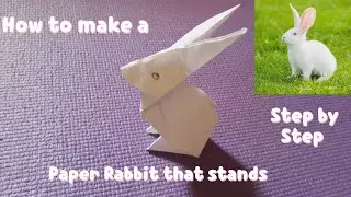 How to make a paper Rabbit|🐇🐇🐇|That stands|Step by step|Paper Origami YT|