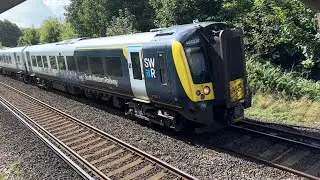 Class 444 Desiro | 444034 + 444031 | Graffiti | South Western Railway