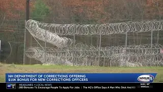 New Hampshire Department of Corrections offers $10,000 bonus to recruit officers