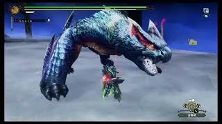 【MH3G HD】不可視の迅竜　龍属性片手剣　オトモ無しソロ　8:57討伐