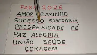 LEITURA DA VIRADA DE ANO 2026..