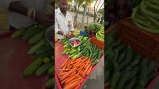 Street Salad Master | Roadside Fresh Veggie Salad in India