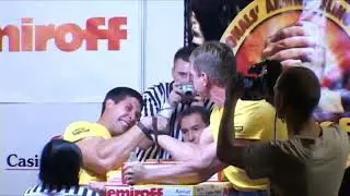 John Brzenk VS Taras Ivakin Zloty tur Nemiroff world cup 2004 (Pulling john)