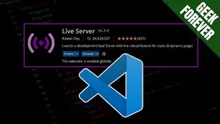 ⚙️Автоматическое обновление в браузере &mdash; Live Server (настройка VS Code)
