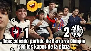 Reaccionando al clasico Cerro 1 vs Olimpia 2 con los kapes de la plaza 😎 ( se te borró la sonrisa )