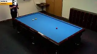 Czech  3-cushion - 10th round Milan R&aacute;ček v Janis Ziogas