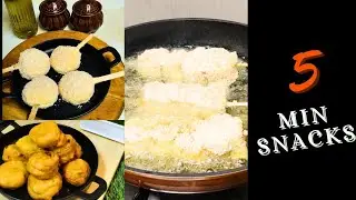 3 Easy snacks recipe with Egg/ 5 Minutes Healthy snacks Recipes/Evening Snacks/Aachi's campus