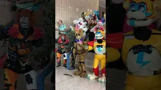 How about this group of Five Nights at Freddy&rsquo;s cosplays at Tampa Bay Comic Con! #fnaf