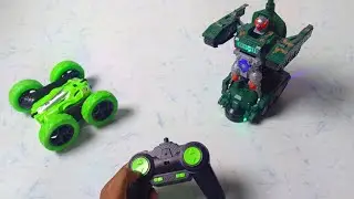 Unboxing battery operated robot tanker car,gear robot shark 🦈 , monkey, rc fighter car rc car